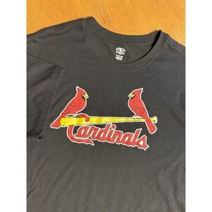 St Louis Cardinals T Shirt XL Black MLB Baseball Birds On Bat Graphic Tee